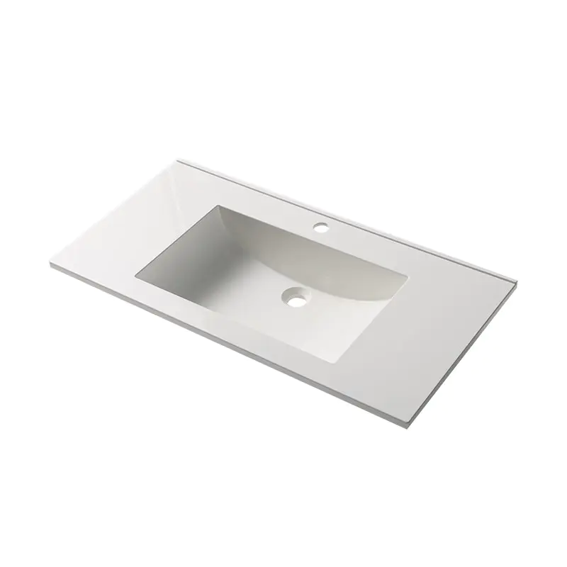 Designed for accurate production of single sink vanity surfaces.