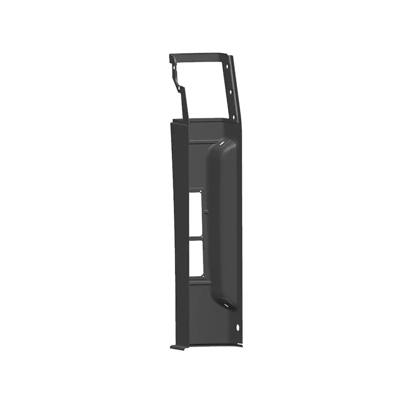 Industrial train part designed for interior framing or structural alignment.